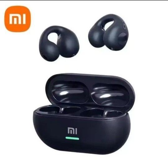 MI ワイヤレスイヤホン 耳掛け式 黒 未使用