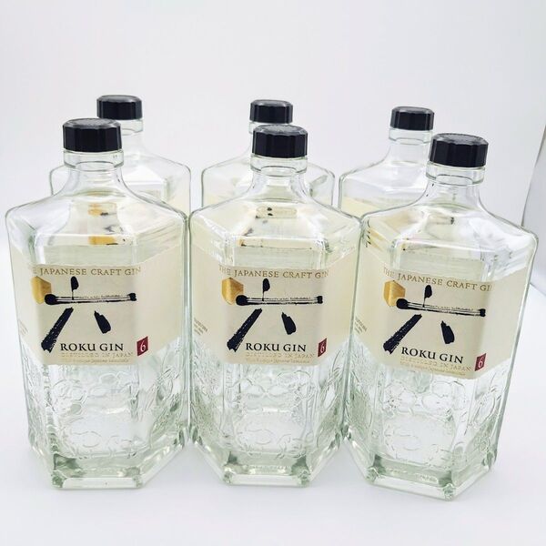 酒 空瓶 サントリー 六 ジン ボトル 5本