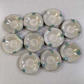 小皿 青磁 10枚 まとめ売り 陶器