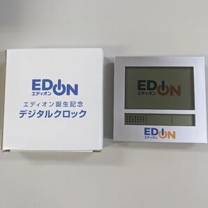EDON エディオン デジタルクロック 未使用