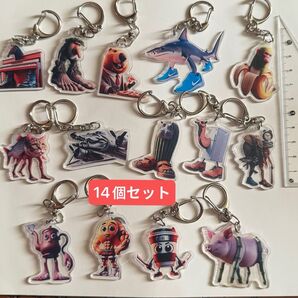 (新品)トゥントゥントゥンサフール アクリルキーホルダー14個セット