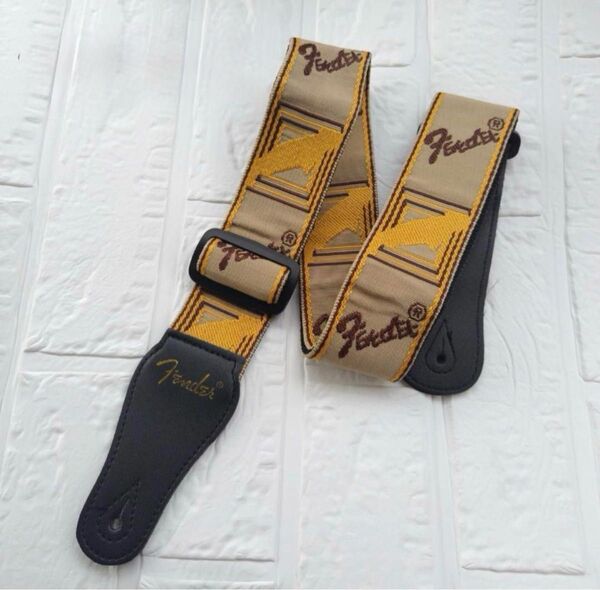 新品 フェンダー Fender ギター用ストラップ ベージュ