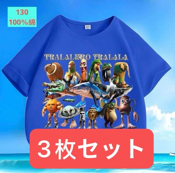 トゥントゥントゥンサフール キッズTシャツ 半袖 130