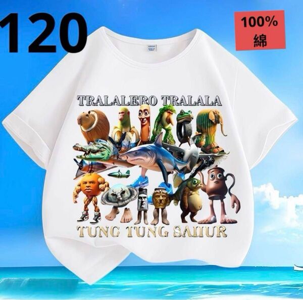 トゥントゥントゥンサフール Tシャツ 120cm 子供服 キッズ服
