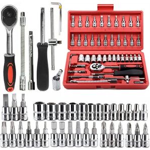ソケットレンチ 46点 工具セット DIY メンテナンス まとめ売り