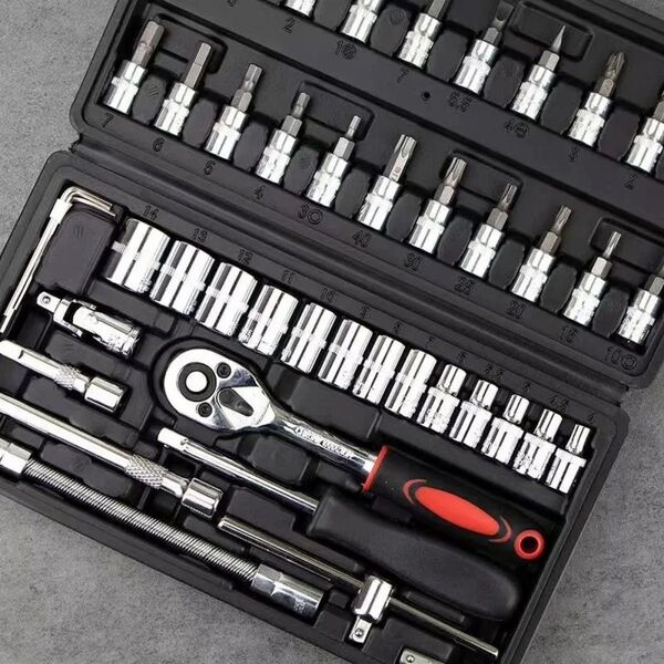 ソケットレンチ 46点 工具セット DIY メンテナンス まとめ売り