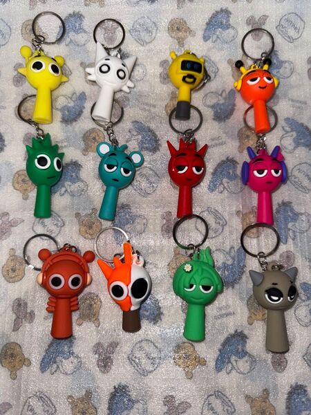 スプランキー アクリルキー キーホルダー 12 点セット新品