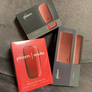 3点レッドプルーム・エックス プルーム・エックス ORA ITO REDスターター未開封バックカバー キャリーケース新品未使用