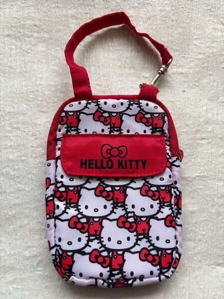サンリオ ハローキティ ポケット付き ポーチ レトロ