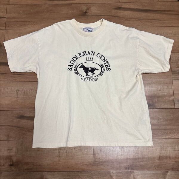 discoat 「WEB限定」ロゴ刺繍モチーフプリントTシャツ「ユニセックス」