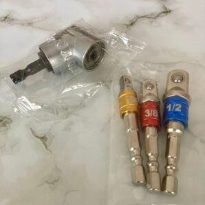 ソケットアダプター L型アダプター 4点セット