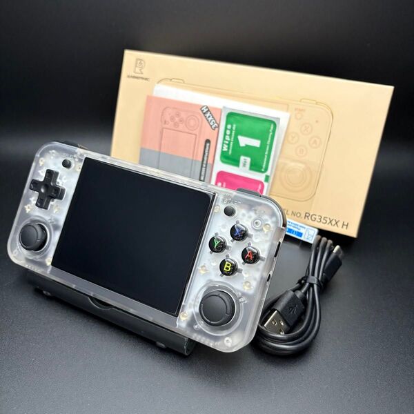 週末セール★新品 Anbernic RG35XXH クリアホワイト 64GB