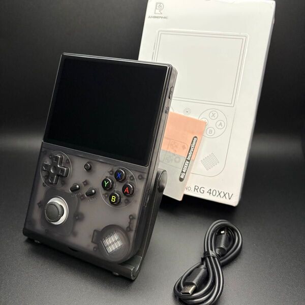 火曜市★新品 Anbernic RG40XXV クリアブラック 32GB