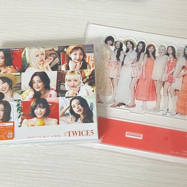 #TWICE5 初回限定盤A アクリルスタンド ポストカード付き