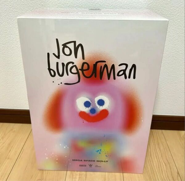 MEGA SPACE MOLLY 400% Jon Burgerman