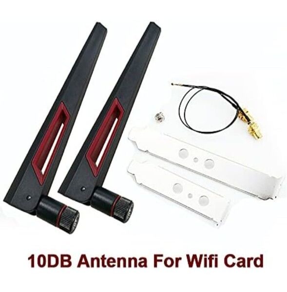 ブラケット付きデスクトップキット10Dbiアンテナ&ケーブル WiFiアンテナ