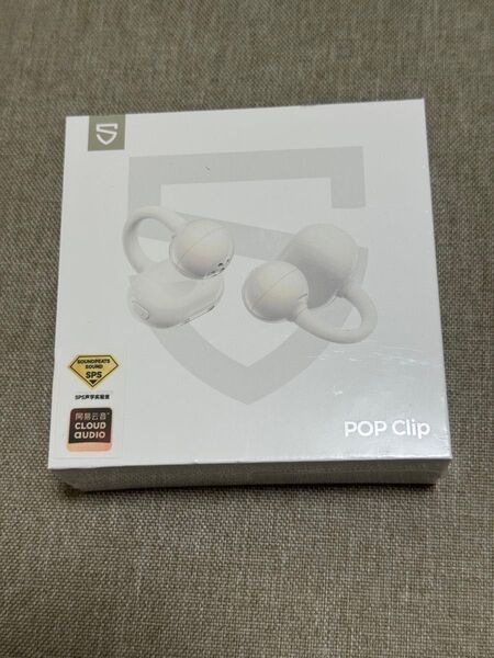 soundPEATS UUイヤホン イヤーカフ型 POPclip ワイヤレスイヤホン