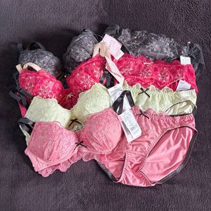 C65【tutuanna】運命のブラ ショーツセット 下着 新品 まとめ売り