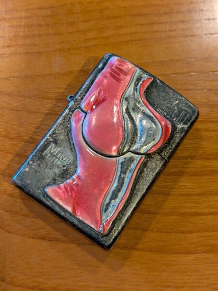#001 ★限定品★ 貴重 希少 ジッポ Zippo シルバー 峰不二子 バストアップ A 06 USA製