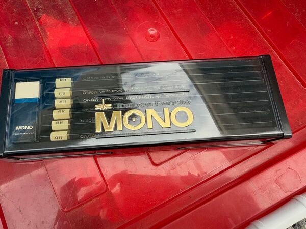 昭和レトロ 新品・未使用品■トンボ鉛筆 MONO ブランド【HB 1ダース鉛筆ケース12本入りセット】