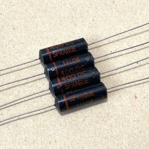 SPRAGUE Black Beauty 0.1uf 400V 160P 4本 スプラグブラックビューティー ビンテージ0.1μF
