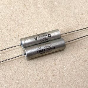 SPRAGUE VITAMIN Q 0.047uf 600V 2本 196P スプラグ ビンテージ コンデンサ 0.047μF