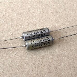 SPRAGUE VITAMIN Q 96P 0.022uf 400V 2本 スプラグ ビタミンQ vintage 0.022μF