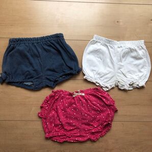 ベビー レギンス パンツ かぼちゃパンツ ショートパンツ