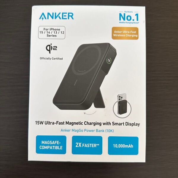Anker MagGo PowerBank 10000mAh qi2対応ワイヤレスモバイルバッテリー