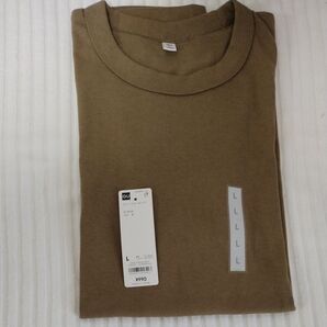 GU クルーネックTシャツ カーキ Lサイズ 未使用