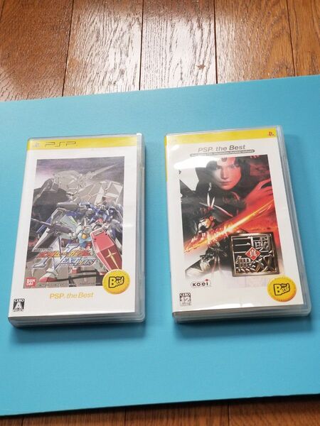 01 PSPソフト2本セット/機動戦士ガンダム ガンダムVS.ガンダム NEXT PLUS、真・三國無双/起動確認済