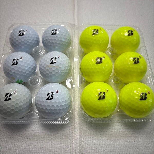 【美品】 ブリヂストン TOUR BX ロストボール12球