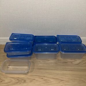 #保存容器 まとめ売り #食品保存容器 9個セット 透明/青