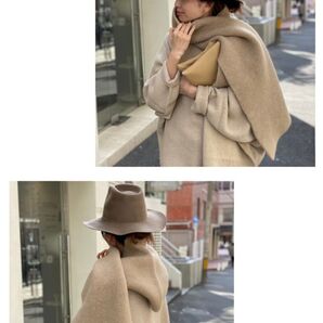 ★即完売入手困難★ブログ掲載★【LAUREN MANOOGIAN/ローレン マヌージアン】フードマフラー ニットストール ガウン