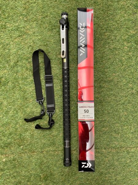 DAIWA ダイワ ランディングポールⅡ 50 おまけ付き ライディングネットステーシルバー 新品未使用セット