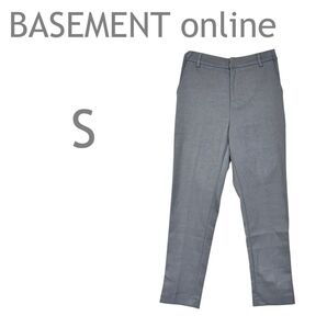 BASEMENT online/ベースメントオンライン テーパードパンツ スラックス ボトムス S