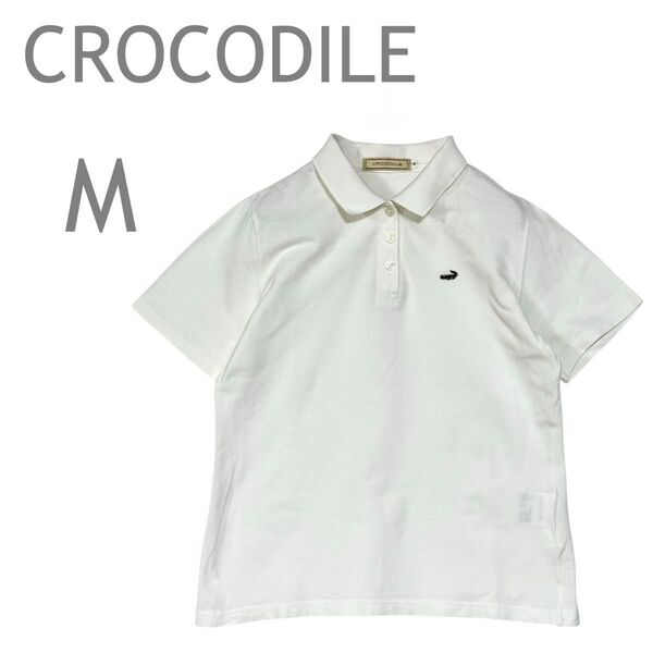 CROCODILE/クロコダイル ポロシャツ トップス 半袖 ワンポイント M