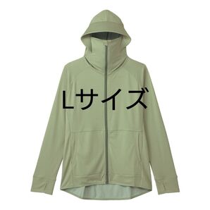 ワークマン レディース クールUVサンシェードパーカー L セージ