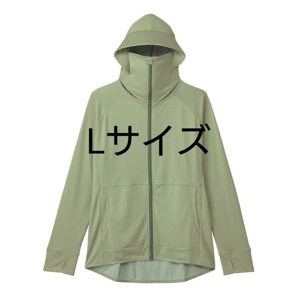 ワークマン レディース クールUVサンシェードパーカー L セージ