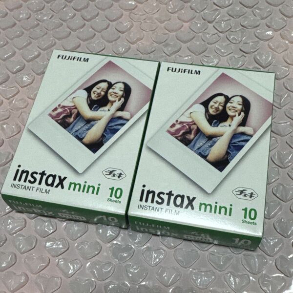 FUJIFILM instax mini チェキフィルム 20枚(10枚×2パック) 富士フイルム