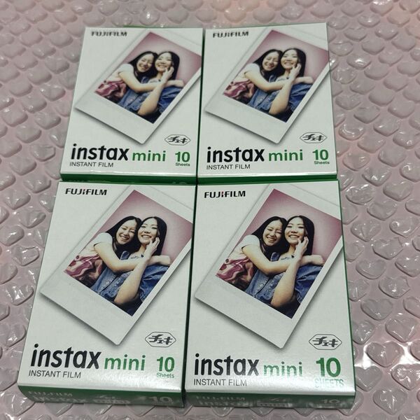 FUJIFILM instax mini チェキフィルム 40枚(10枚×4パック)