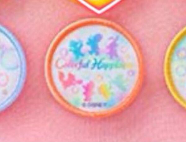ディズニー ワッペン オール カラフルハピネス