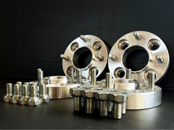 TK-Lathe 特注PCD変換スペーサー★PCD108→PCD114.3★1台分★プジョー 106 206 シトロエン C2 等