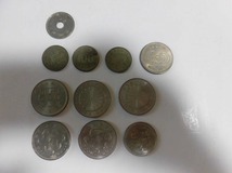 ★旧硬貨　１１枚 セット　１００円５０円 五輪 鳳凰 コイン日本 古銭 稲★_画像1