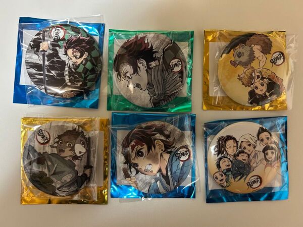 鬼滅の刃 竈門炭治郎 幕間画 缶バッジ アイキャッチ 6点