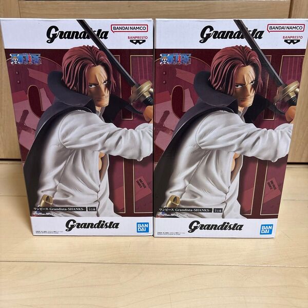 2個セット ワンピース フィギュア Grandista シャンクス