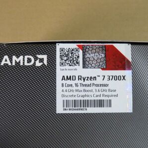 AMD RYZEN 7 3700X (内蔵グラフィックスなし) BOX SET