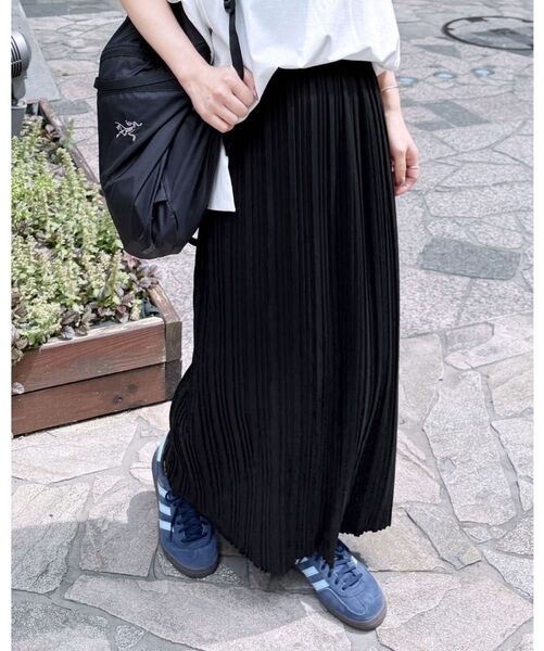 reca ロングプリーツスカート
