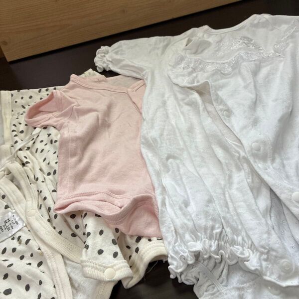 ベビー服 ロンパース 3点セット50から60H1