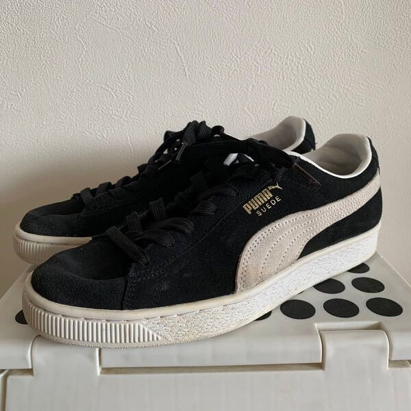 PUMA SUEDE プーマ スウェード ブラック ホワイト 26cm